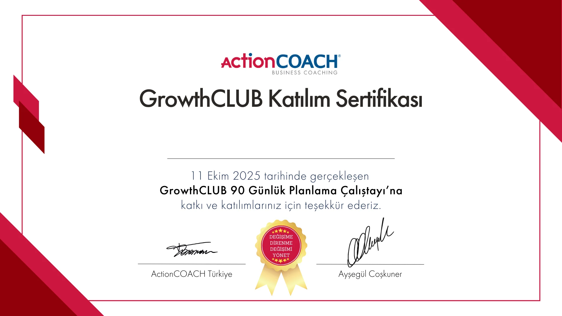 11 Ekim 2025 GrowthCLUB