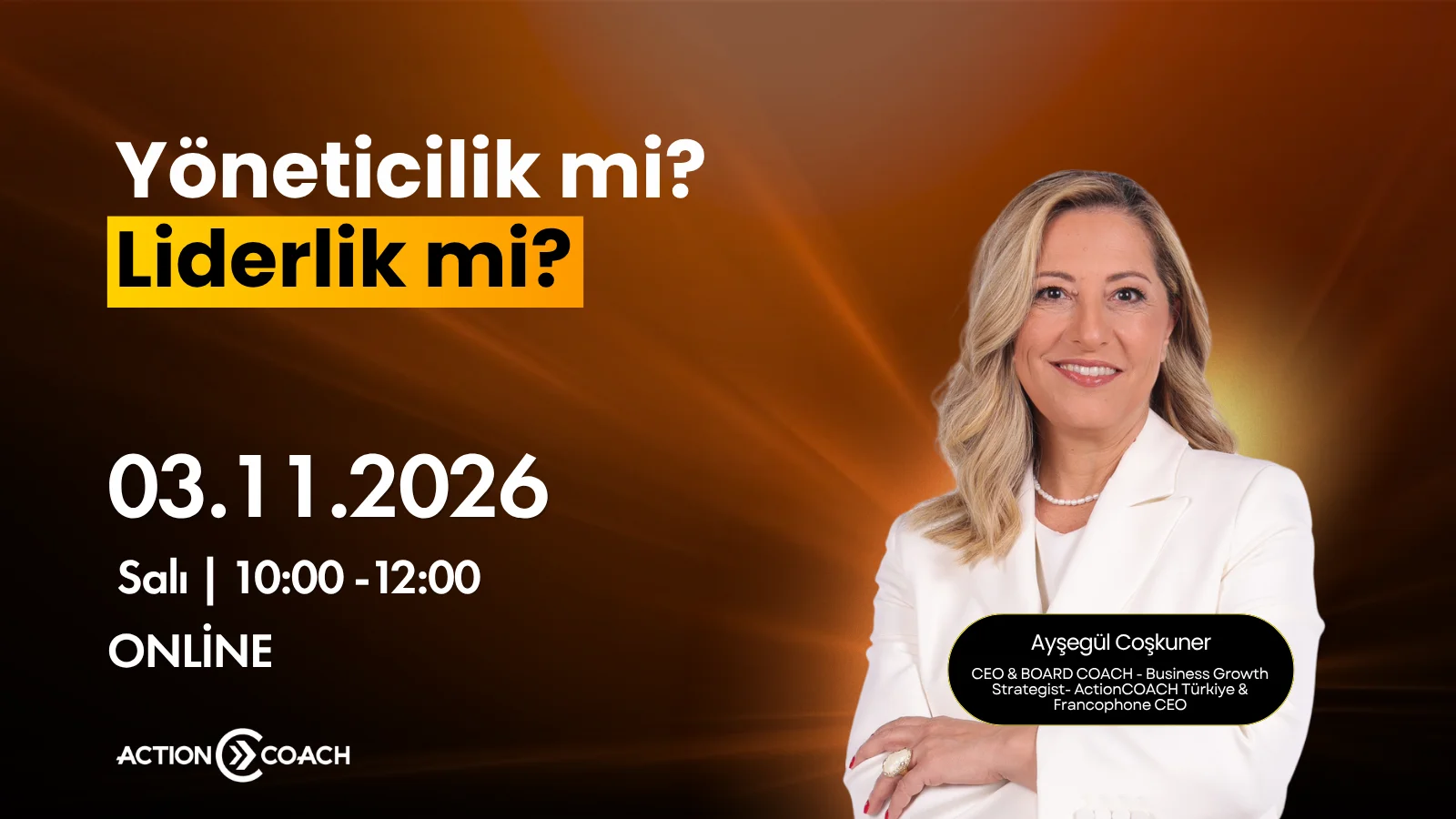 3 Kasım 2026 - Yönecilik mi Liderlik mi
